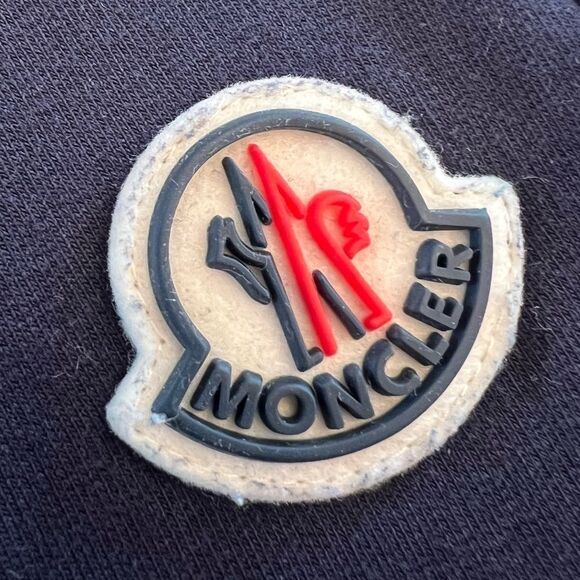 MONCLER NAVY LOGO JOGGER SWEATS 3A - Picture 4 of 8
